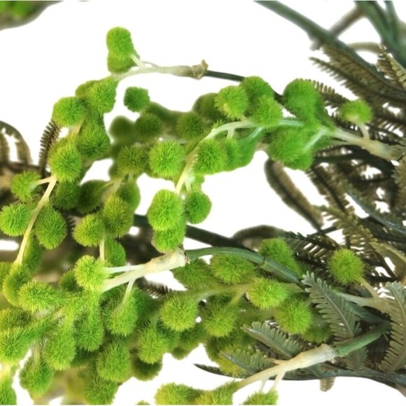 Artificial Greenery Stems Faux Mimosa Flowers For Floral Arrangements & Decor Se - Picture 4 of 10